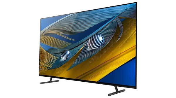 Android Tivi OLED Sony 4K 65 inch XR-65A80J VN3 mặt nghiêng trái chân đế cao