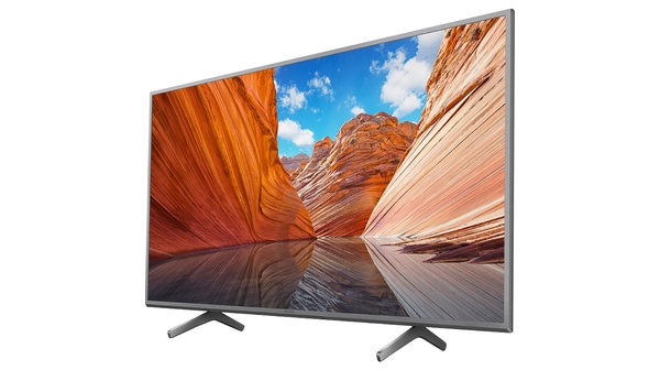 Google Tivi Sony 4K 55 inch KD-55X80J/S VN3 mặt nghiêng trái