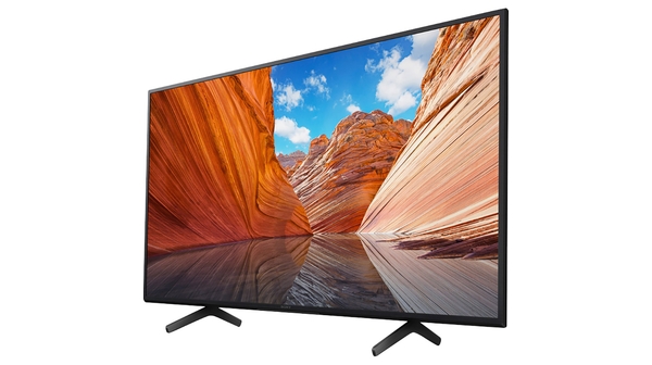Google Tivi Sony 4K 55 inch KD-55X80J VN3 mặt nghiêng trái