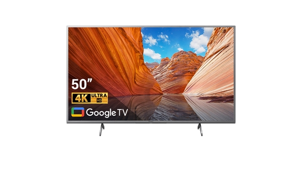 Google Tivi Sony 4K 50 inch KD-50X80J/S VN3 mặt chính diện