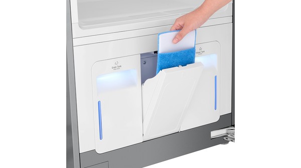 Tủ chăm sóc quần áo thông minh LG S5MB hộp phụ kiện mở
