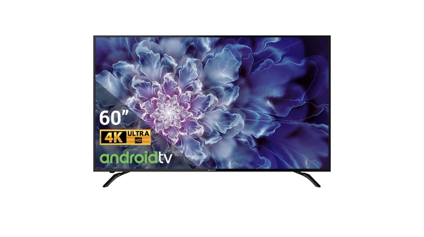 Android Tivi Sharp 4K 60 inch 4T-C60BK1X mặt chính diện