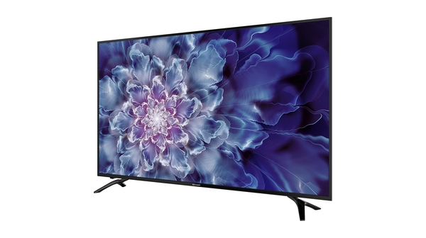 Android Tivi Sharp 4K 60 inch 4T-C60BK1X mặt nghiêng trái