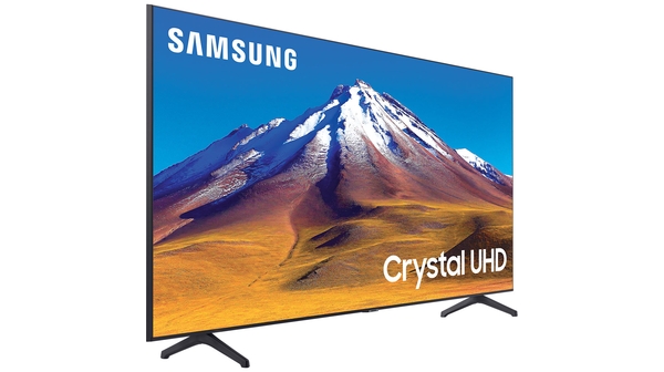 Smart Tivi Samsung Crystal UHD 4K 65 inch UA65TU6900KXXV mặt nghiêng phải