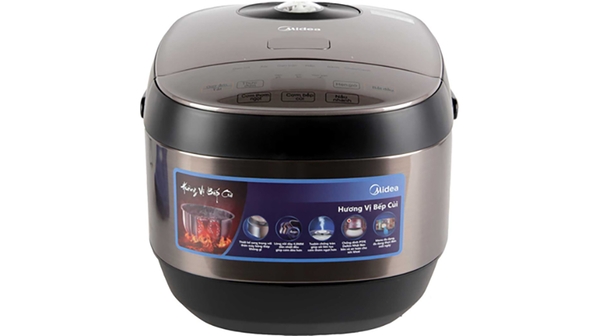Nồi cơm điện Midea 1.8 lít MB-FS5022 mặt chính diện
