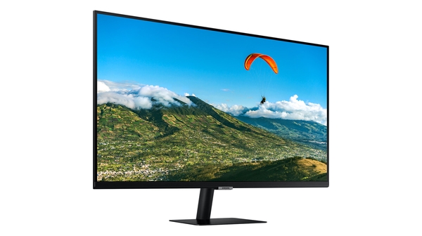 Màn hình thông minh Samsung 27 inch LS27AM500NEXXV mặt nghiêng trái