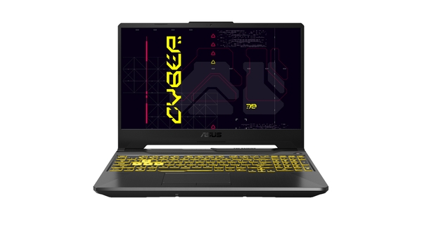 Laptop Asus TUF Gaming FX506L i5-10300H 15.6 inch HN002T mặt chính diện