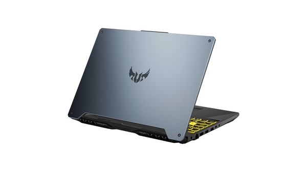 Laptop Asus TUF Gaming FX506L i5-10300H 15.6 inch HN002T mặt lưng nghiêng trái