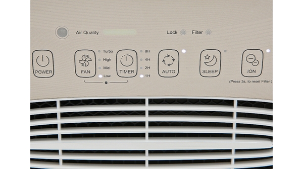 Máy lọc không khí Midea MAP-210GC46 bảng điều khiển