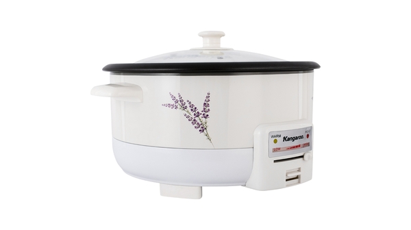 Nồi lẩu điện Kangaroo 3.5 lít KG270 mặt nghiêng trái