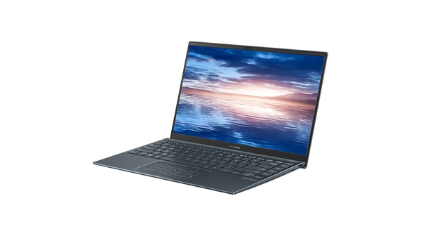 Laptop Asus UX425E i5-1135G7 14 inch UX425EA-KI429T mặt nghiêng trái