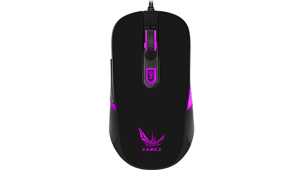 Chuột gaming Zadez GT-613M Đen đèn LED hiển thị màu sắc