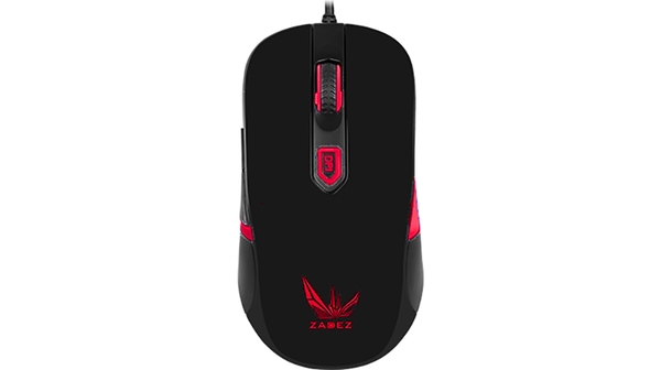 Chuột gaming Zadez GT-613M Đen đèn LED hiển thị màu sắc