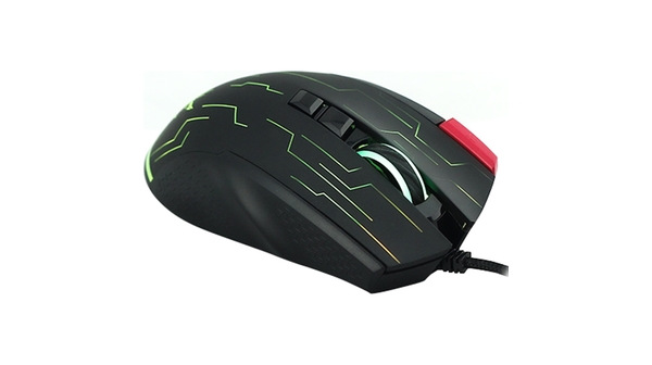 Chuột Gaming có dây Zadez GT-616M Đen mặt nghiêng