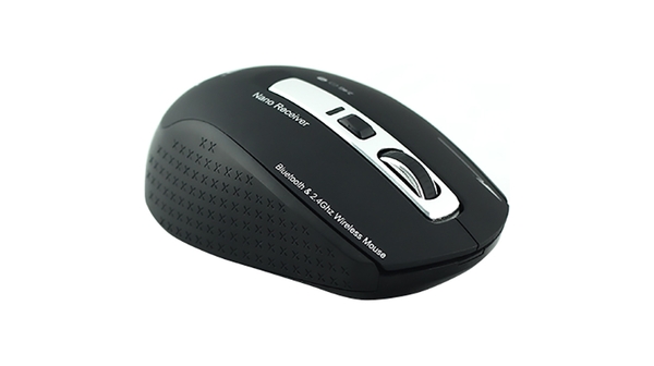 Chuột không dây Zadez M-350BK Đen mặt nghiêng