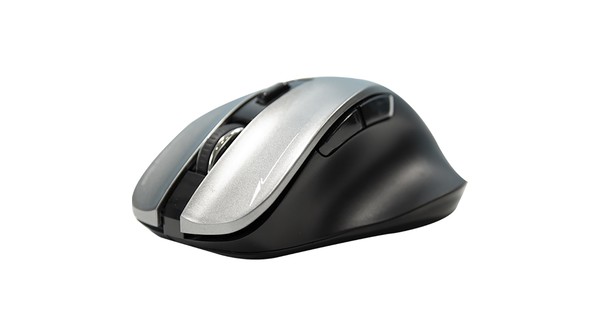 Chuột không dây Zadez M-353G Xám cạnh nghiêng bên trái