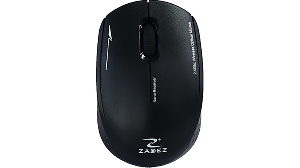 Chuột không dây Zadez M-331 Đen mặt chính diện