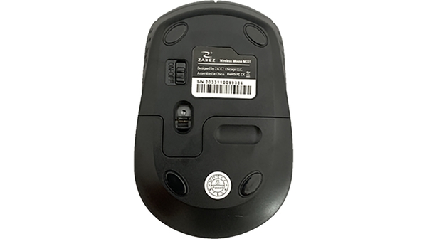 Chuột không dây Zadez M-331 Đen mặt đế