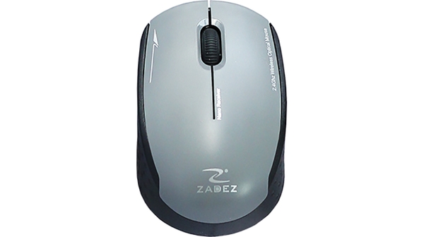 Chuột không dây Zadez M-331GY Xám mặt chính diện