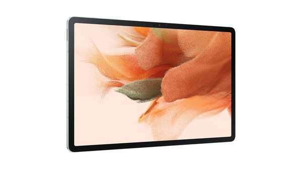 Máy tính bảng Samsung Galaxy Tab S7 FE 64GB Xanh mặt nghiêng phải