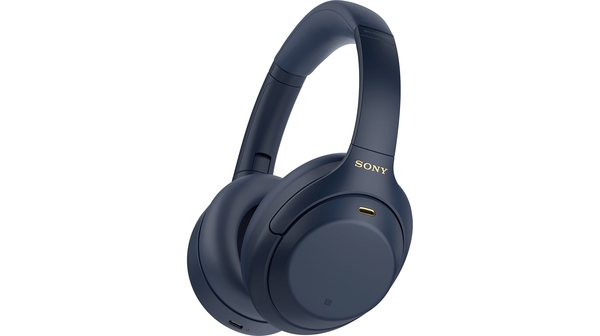 Tai nghe bluetooth Sony WH-1000XM4 Xanh mặt nghiêng