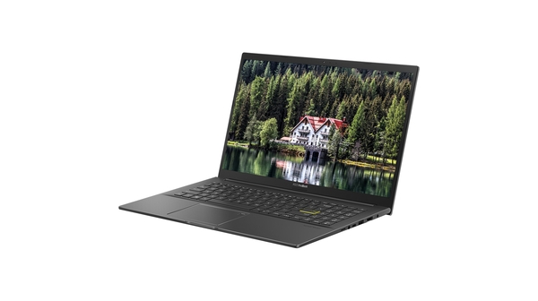Laptop Asus Vivobook A515EA-BQ491T I3-1115G4 15.6 inch Đen mặt nghiêng trái