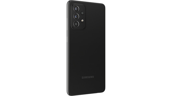 Điện thoại Samsung Galaxy A52s 5G 8GB/128GB Đen mặt lưng nghiêng trái