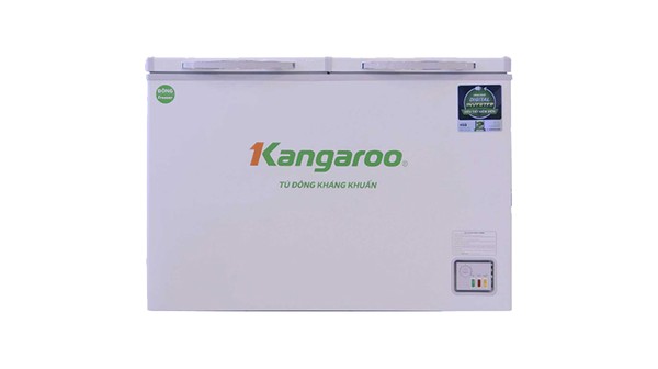 Tủ đông Kangaroo Inverter 286 lít KG399IC1 mặt chính diện