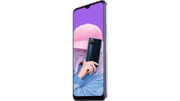 Điện thoại Vivo Y21s 4GB/128GB Trắng nghiêng phải