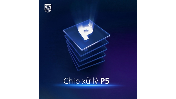 Android Tivi Philips 4K 50 inch 50PUT8215/67 chip xử lý P5