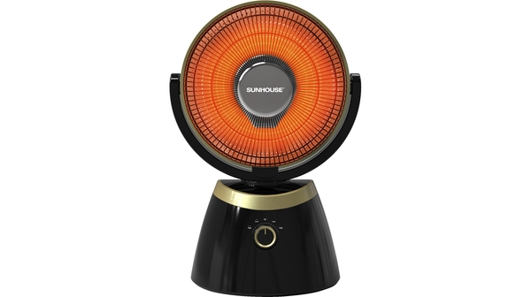 Quạt sưởi carbon Sunhouse SHD7008 mặt chính diện mở máy