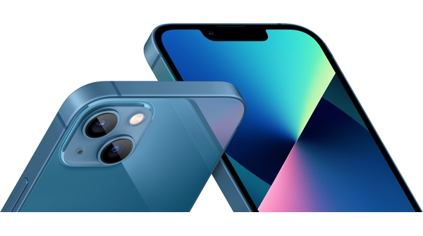 Điện thoại iPhone 13 128GB Xanh Dương cạnh viền