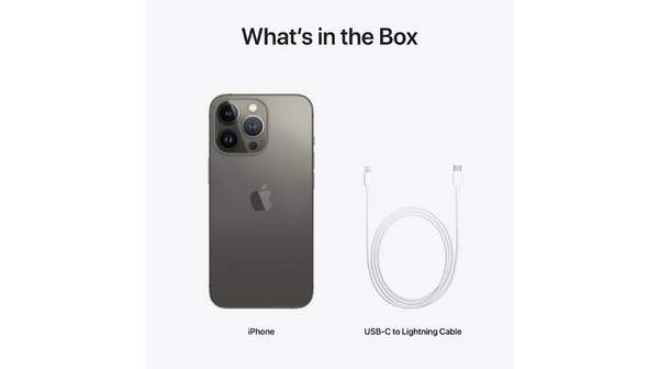 Điện thoại iPhone 13 Pro 128GB Xám dây sạc