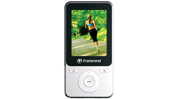 Máy nghe nhạc Transcend MP3 8GB -TS8GMP710W kết hợp bộ đệm bước G-Sensor
