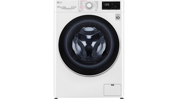 Máy giặt LG Inverter 10 kg FV1410S5W mặt chính diện