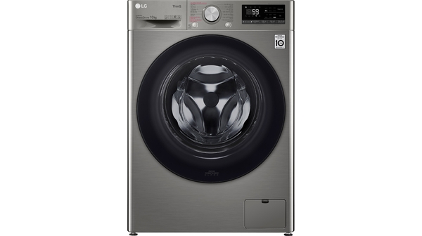 Máy giặt LG Inverter 10 kg FV1410S4P mặt chính diện