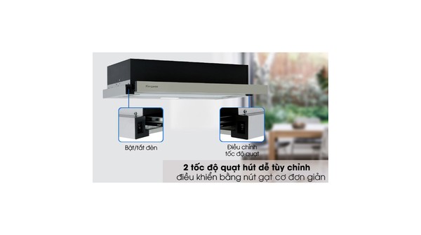 Máy hút mùi Kangaroo KG70BH1 điều khiển