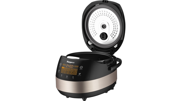 Nồi cơm điện Kangaroo 1.8 lít KG18DR8 mặt nghiêng mở nắp