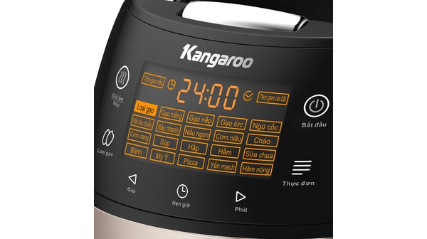 Nồi cơm điện Kangaroo 1.8 lít KG18DR8 bảng điều khiển cảm ứng