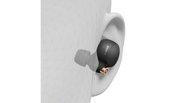 Tai nghe Sony True Wireless WF-1000XM4 Đen vừa tai