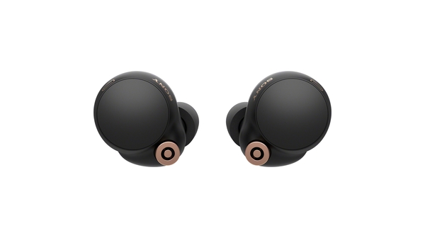 Tai nghe Sony True Wireless WF-1000XM4 Đen mặt chính diện