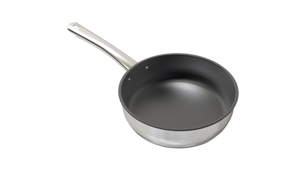 Chảo inox chống dính 5 đáy Sunhouse IN26M2 26cm mặt nghiêng trái