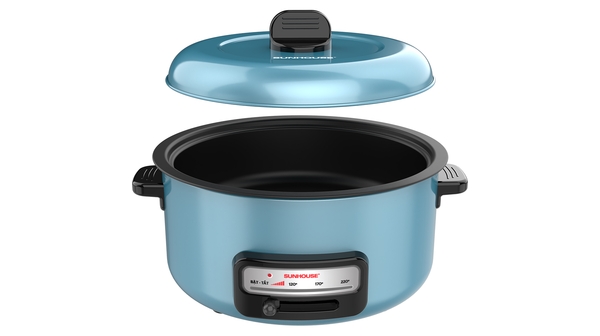 Nồi lẩu điện Sunhouse SHD4527 3.5 lít nắp nhôm sơn tĩnh điện