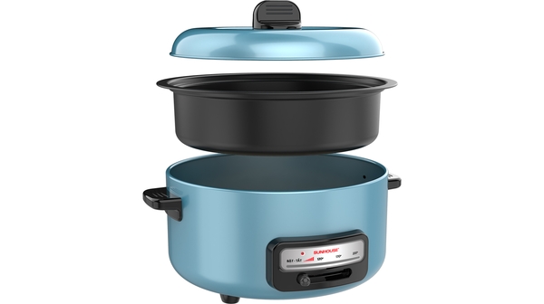 Nồi lẩu điện Sunhouse SHD4527 3.5 lít thanh gạt chỉnh nhiệt