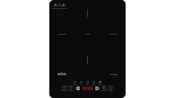 Bếp từ Kiwa KI-132GB mặt chính diện