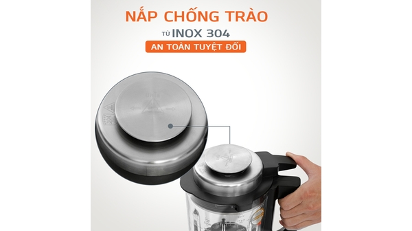 Máy làm sữa hạt Unie V8S nắp chống trào