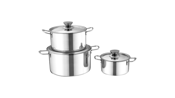 Bộ nồi inox 1 đáy Sunhouse SH114 chất liệu inox