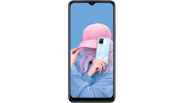 Điện thoại Vivo Y21 4GB/64GB Xanh Tím mặt chính diện