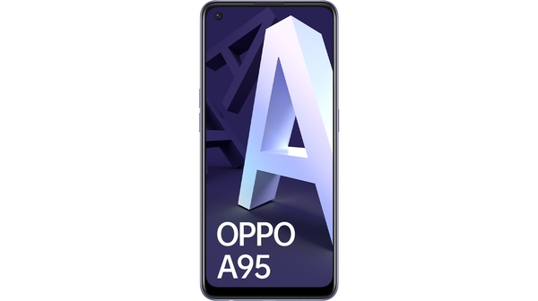 Điện thoại Oppo A95 8GB/128GB Bạc mặt chính diện