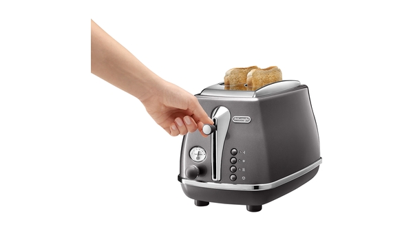 Máy nướng bánh mì Delonghi CTOT2103 GY gạt nướng bánh